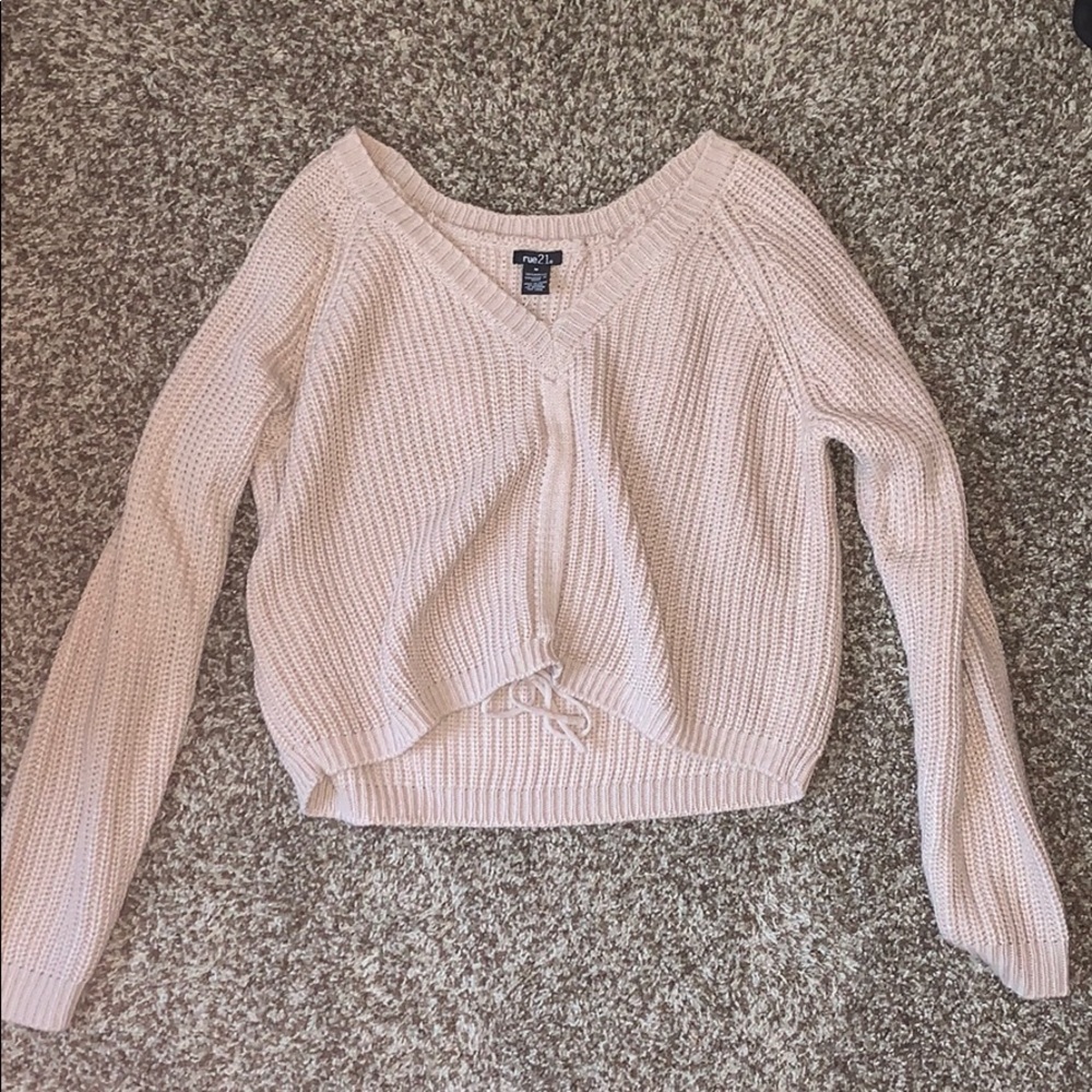 Cropped sweater